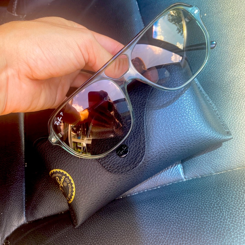 Polished Havana On Transparent Ray-ban sunglasses